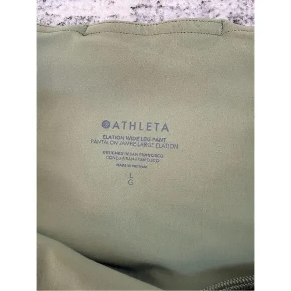 NWT Athleta Elation Wide Leg Pant Light Size L - Picture 5 of 7